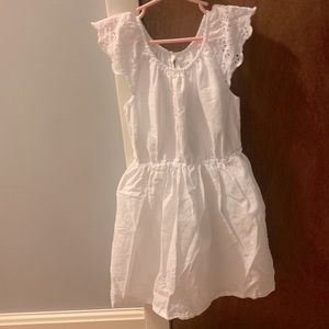 White eyelet dress